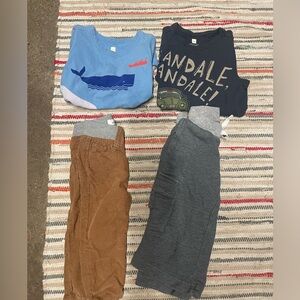 hanna andersson tea collectuon boys 12-18 lot